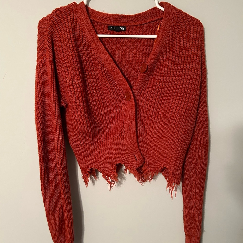 Orange sweater